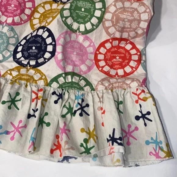 LOLLY WOLLY DOODLE Dress Sun View Master Circle Picture Discs multi colors Sz 5 - Picture 5 of 9